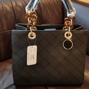 Mkf collection leather bag